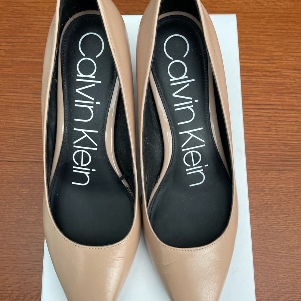 Calvin Klein Women's Nude Heels